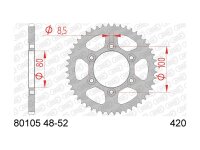 AFAM Kettenrad "80105" 420, Stahl, silbe 48...