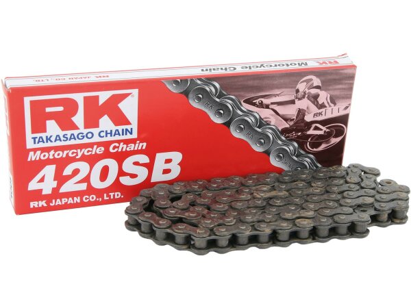 RK Kette "420SB" (1/2 x 1/4) Standard mi 144 Glieder