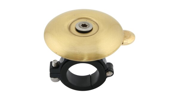 BRAVE CLASSIC Miniglocke "Cymbal" Stylisches Desig Messing-gold