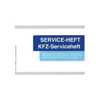 Serviceheft "Kfz", Neutrales Scheckheft, universal, Zum Nach