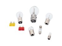 SPAHN Lampenpaket 12 V Roller Paket bestehend aus: 1x 35/35 W BA20d Scheinwerferlampe 1x 21/5 W Bay15d Brems- und Schlusslicht 1x 21 W Ba15s Blink-, Brems- und Rücklicht 1x 10 W Ba15s Kugellampe 1x 5 W Soffitte 1x 4 W Ba9s Blink- und Standlicht  je 1x Sic