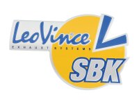 LEOVINCE Plakette LeoVince SBK, hitzebeständig,...