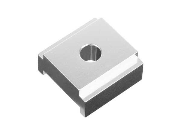 ERGOTEC Adapterplatte Ständer-Verlängerungsplatte, silber