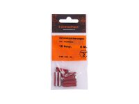 Torpedosicherung 6 x 25 mm 16 A, rot, DRESSELHAUS Abgabe nur in Packung mit 8 Stück, Preis per Packung