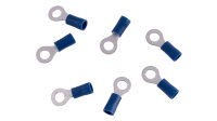 Ringverbinder Isolierte Quetschverbinder Querschnitt: 1,5 - 2,5 mm², Ösenloch: 5,3 mm / M5, blau (DRESSELHAUS) Abgabe nur in Packung zu 7 Stück, Preis per Packung