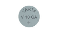 VARTA Batterie Knopfzelle, im Blister, f V10GA / LR54 (1,5 V, 50 mAh), Alkali Mangan Ø 11,6 mm, Höhe 3,05 mm, 1er Blister