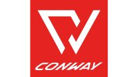 CONWAY Aufkleber "Logo Sticker" 9,8 x 9, rot /...