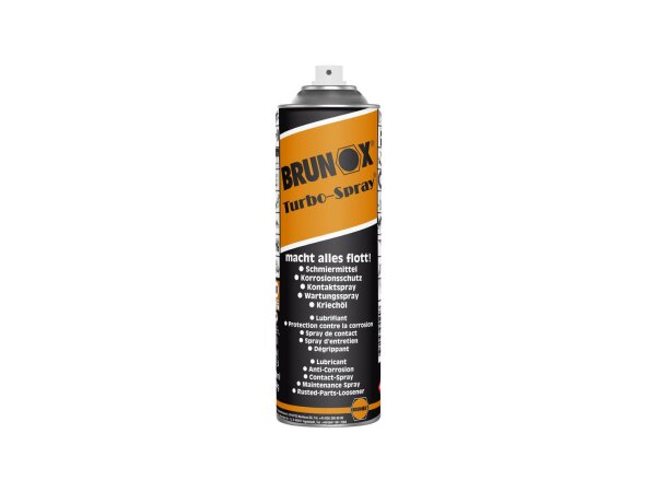 BRUNOX Multiöl "Turbo-Spray" Kriechöl, Rostlöser,  500 ml Spraydo