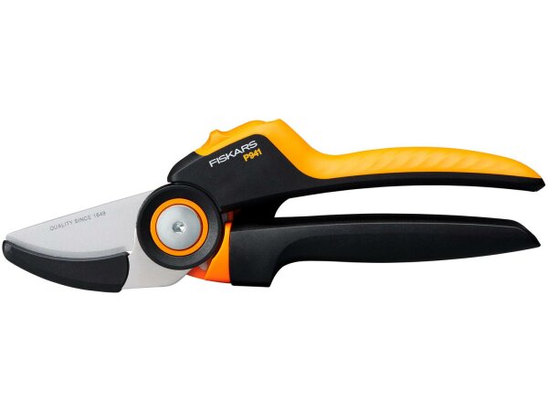 FISKARS Gartenschere "PowerGear X" Volls "P941" Amboss-Schere, für trockene, harte Äste bis zu 24 mm Ø