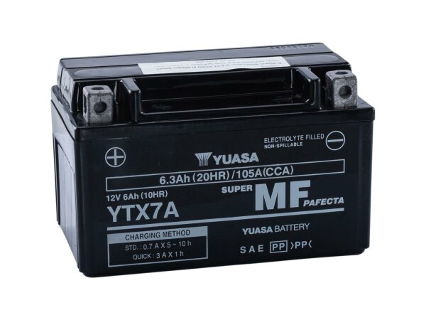 Batterie "YTX7A-BS" ETN: 506 015 005 Yuasa, MTF, wa