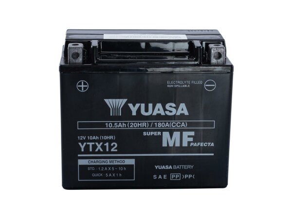 Batterie "YTX12-BS" ETN: 510 012 009 Yuasa, MTF, wa