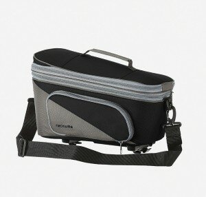 RACKTIME Gepäckträgertasche "Talis Plus 2.0" Volum carbon black /