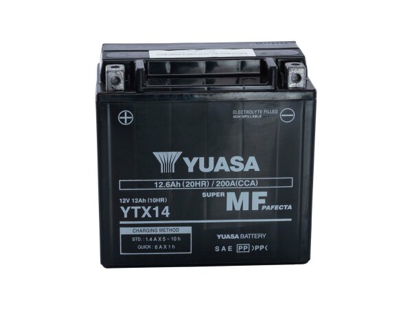 Batterie "YTX14-BS" ETN: 512 014 010 Yuasa, MTF, wa