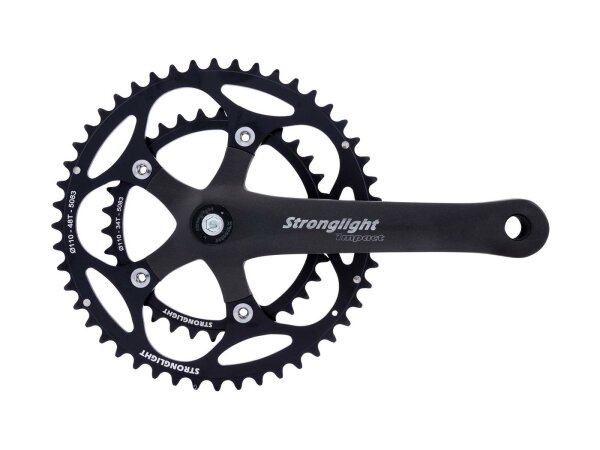 STRONGLIGHT Kettenradgarnitur "Impact Co 34 / 48 Zähne, 170 mm Kurbellänge, schwarz