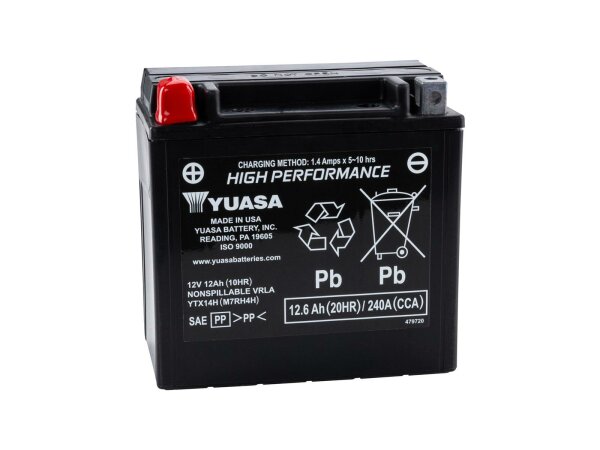 Batterie "YTX14H-BS" Yuasa, MTF, wa