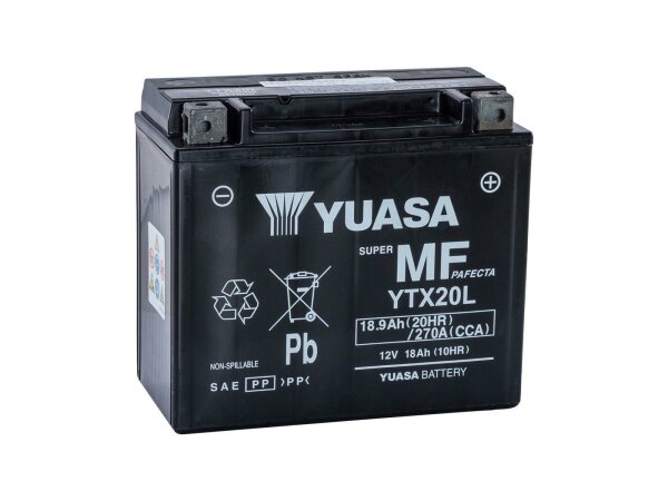 Batterie "YTX20L-BS" ETN: 518 901 026 Yuasa, MTF, wa