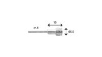 ELVEDES Bremsinnenzug "19 strands slick" 2000 mm lang, V-Nippel, Road