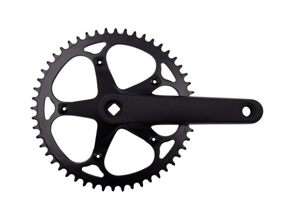 TERN Kettenradgarnitur 170 mm Kurbellänge, schwarz 52 Zähne, Vier