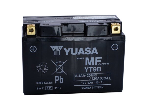 Batterie "YT9B-BS" ETN: 509 902 008 Yuasa, MTF, wa