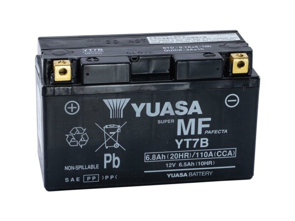 Batterie "YT7B-BS" ETN: 507 901 012 Yuasa, MTF, wa