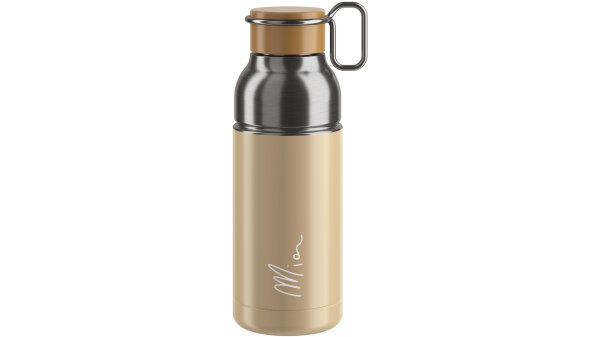 ELITE Trinkflasche "Mia Inox" SB-verpack beige / silber