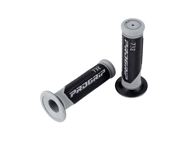 PROGRIP Griffgummi "732" Typ: Road, Scoo grau / schwarz, geschlossen