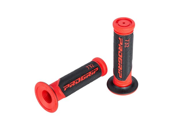 PROGRIP Griffgummi "732" Typ: Road, Scoo rot / schwarz, geschlossen