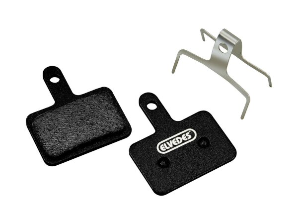 ELVEDES Scheibenbremsbelag Geeignet für  1 Paar, kompatibel mit Shimano BR-M375, M415-M495, M515, M525, M575, C501, C601, C607/ Tektro Auriga (Pro-(E-)Comp), Draco, Orion, Aquila / RST D-Power