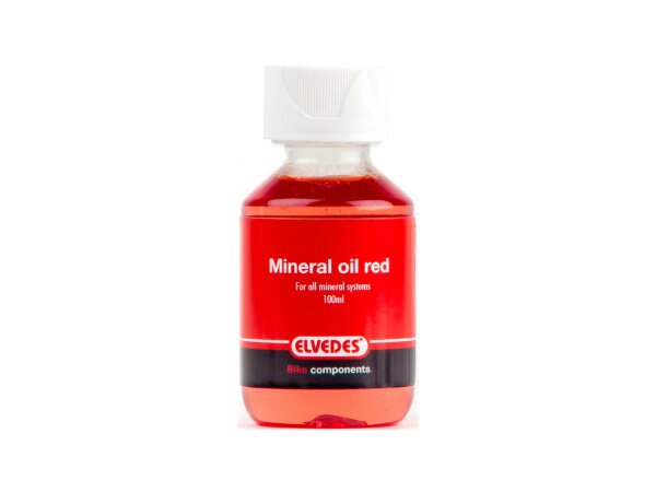 ELVEDES Bremsflüssigkeit "Red" Mineralöl 100 ml Flasche