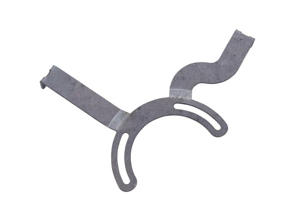 HESLING Halter "Velo" 2-Punkt-Befestigun 42-46 Zähne, silber, STEPS E5000/ 6100