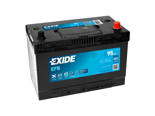 EXIDE Starterbatterie "EFB" 3DX Gitter T "EL954"