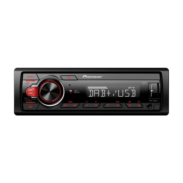 PIONEER Autoradio "MVH-130DABAN" Digital schwarz