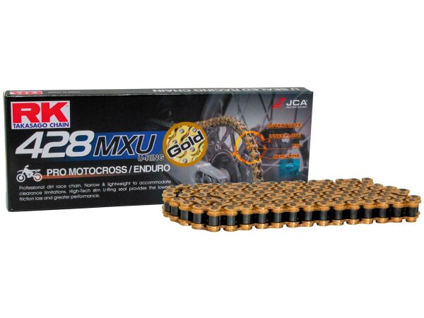 RK Kette "GB428MXU" (1/2x5/16) U-Ring Ke 136 Glieder