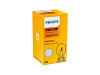 PHILIPS Kunststoffsockellampe "PW24W" 12 Stück, SB-verpackt