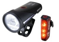 SIGMA SPORT Akku-LED-Leuchten-Set "Aura 100 USB /...