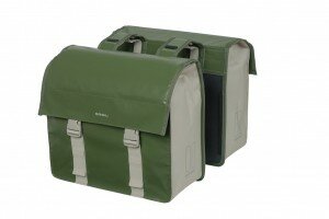 BASIL Doppeltasche "Urban Load" Volumen: moss green / sand