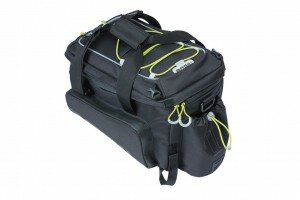 BASIL Gepäckträgertasche "Miles XL Pro"  Polyester, black lime