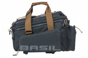 BASIL Gepäckträgertasche "Miles XL Pro M Polyester, black melee