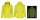 Fahrrad Regenjacke Basil Skane HiVis neon yellow, Gr. M, Herren