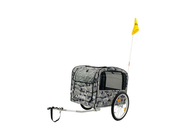 BLUE BIRD Hundeanhänger 20" Stahllaufräd Camouflage