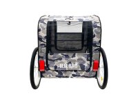 BLUE BIRD Hundeanhänger 20" Stahllaufräd Camouflage