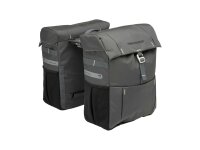 NEW LOOXS Doppeltasche "Vigo Double" Vol grey, mit vormontiertem MIK-Adapter