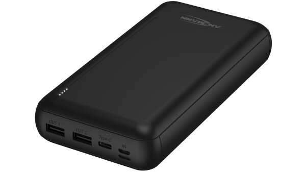 ANSMANN Powerbank SB-verpackt, schwarz Z 30.000 mAh