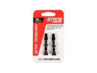 STANS NOTUBES Ventil SB-verpackt, Alumi 35 mm, schwarz