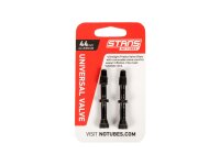 STANS NOTUBES Ventil SB-verpackt, Alumi 44 mm, schwarz