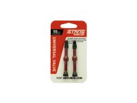 STANS NOTUBES Ventil SB-verpackt, Alumi 55 mm, rot