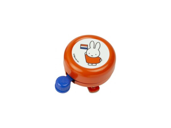 WIDEK Kinderglocke "Miffy" SB-verpackt, Stahl, ver orange mit Fla