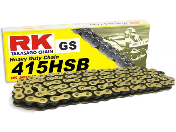 RK Kette GS415HSB (1/2 x 3/16) verstärkt 146 Glieder Clipschloss