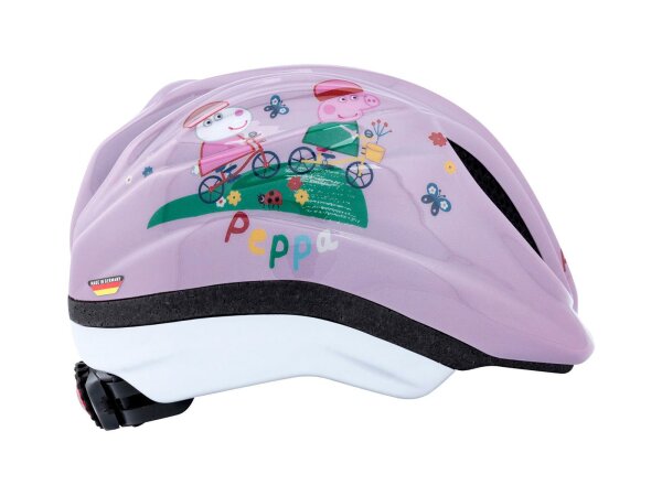 BIKE FASHION Kinderhelm "Peppa Pig" Raster-Steckve S, 46-51 cm, r