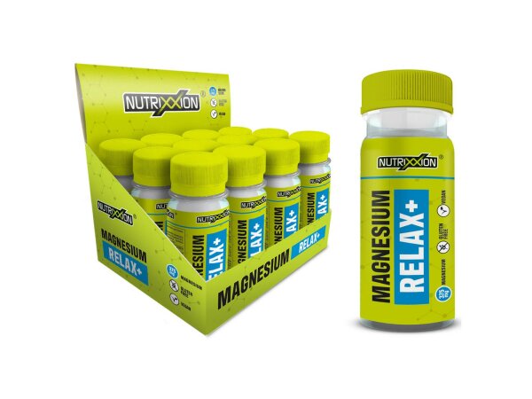 NUTRIXXION Shot "RELAX+" Nahrungsergänzu Citrus, Karton à 12 Stück (je 60 ml)